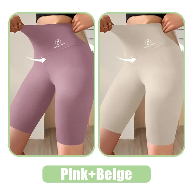 Women’s High Waist Sports Shorts – Push-Up Gym & Yoga Shorts