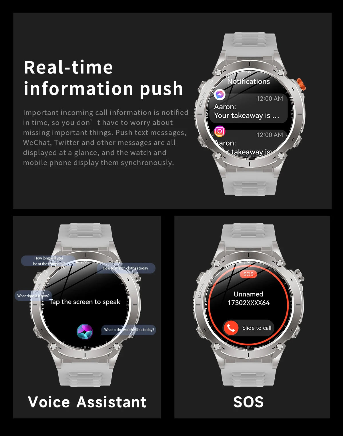 2025 Xiaomi Ultra GPS Smart Watch – 10ATM Waterproof Sports Watch