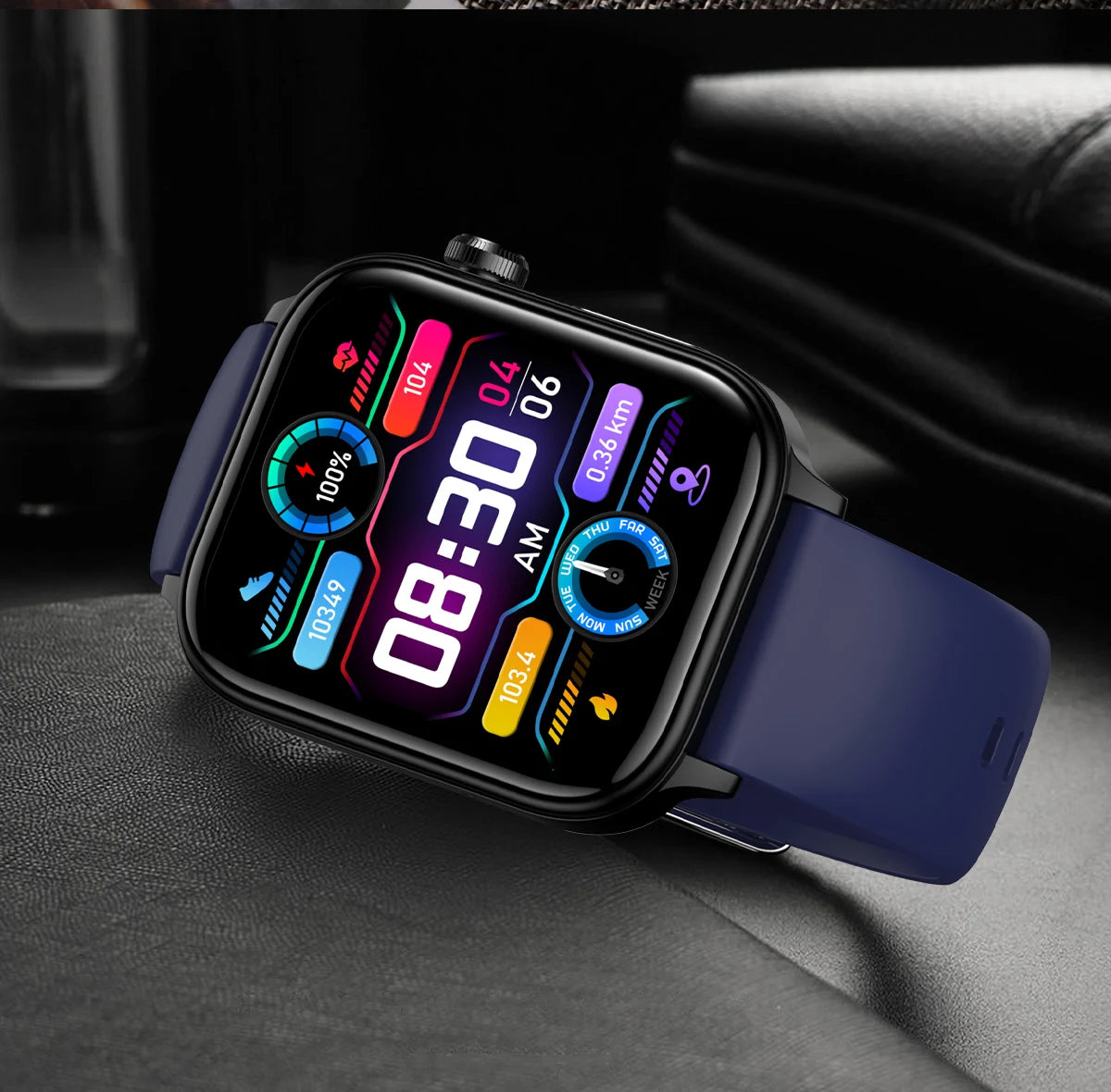 2025 ECG+PPG Smart Watch – Blood Pressure & Health Tracker