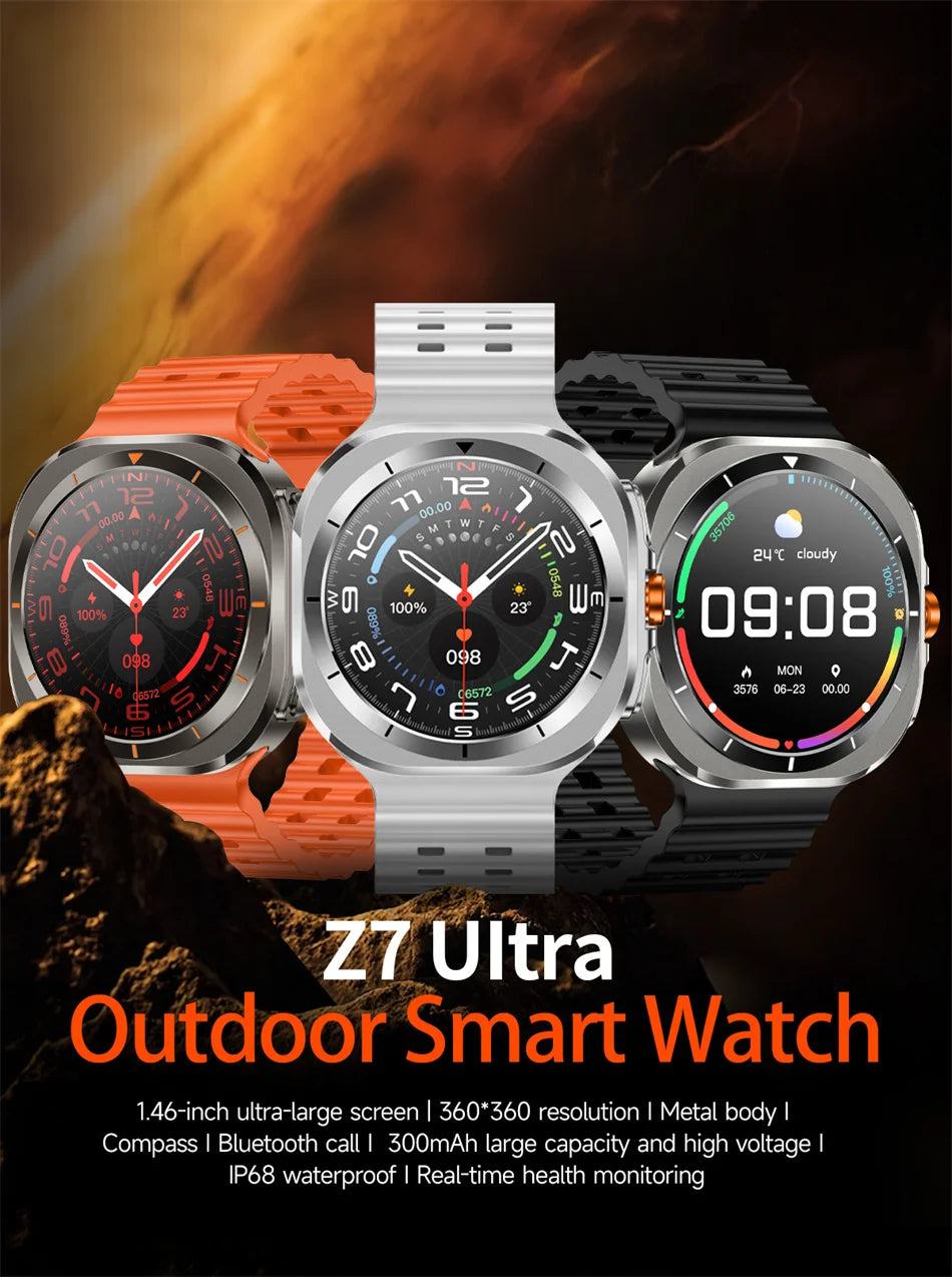 2025 Samsung Galaxy Watch 7 Ultra – AMOLED GPS Smartwatch
