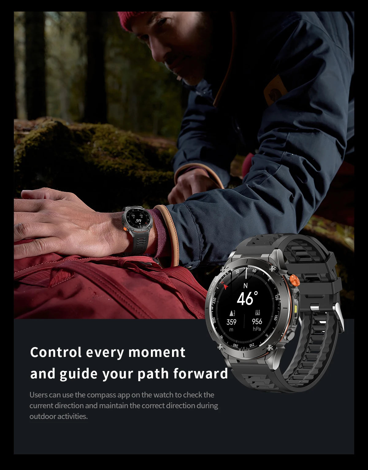 2025 Xiaomi Ultra GPS Smart Watch – 10ATM Waterproof Sports Watch