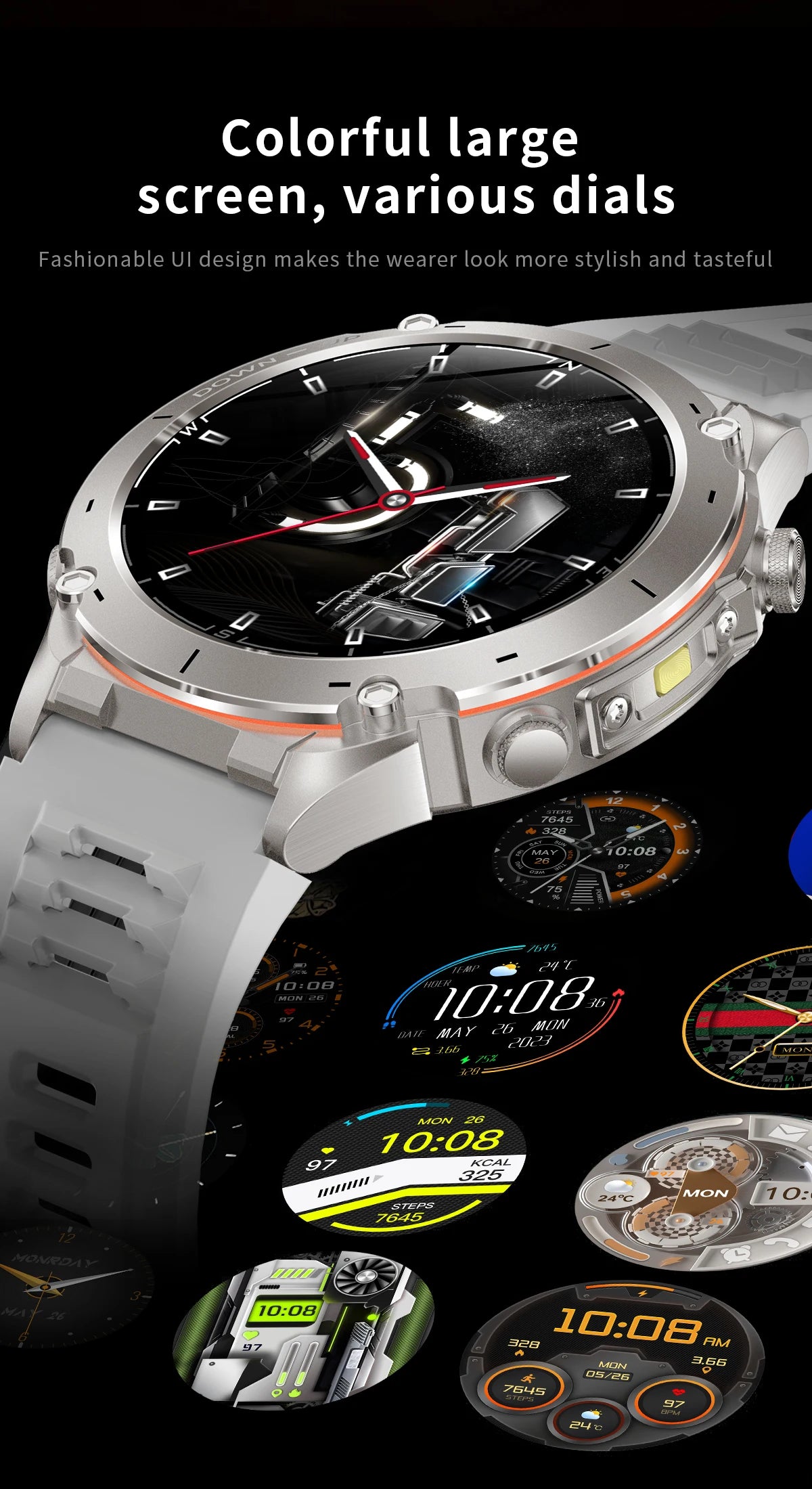 2025 Xiaomi Ultra GPS Smart Watch – 10ATM Waterproof Sports Watch