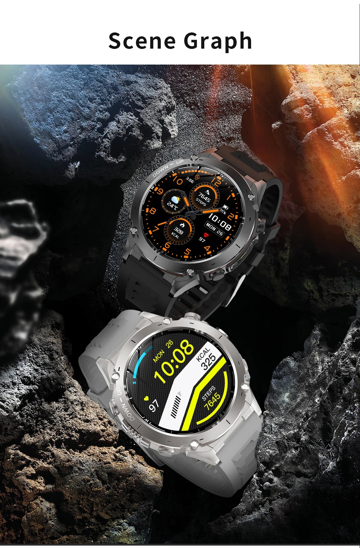 2025 Xiaomi Ultra GPS Smart Watch – 10ATM Waterproof Sports Watch