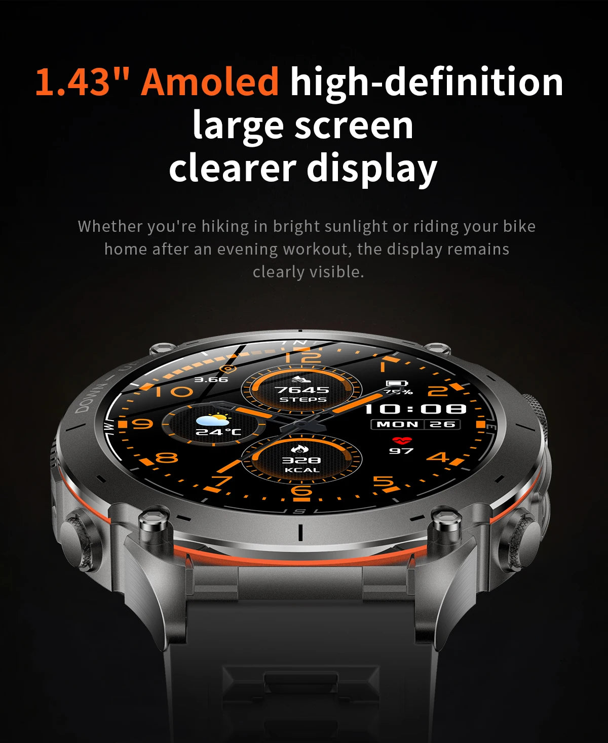 2025 Xiaomi Ultra GPS Smart Watch – 10ATM Waterproof Sports Watch