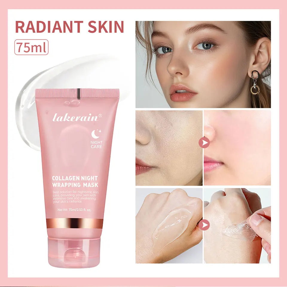 Collagen Jelly Cream – Hydrolyzed Collagen Overnight Facial Mask