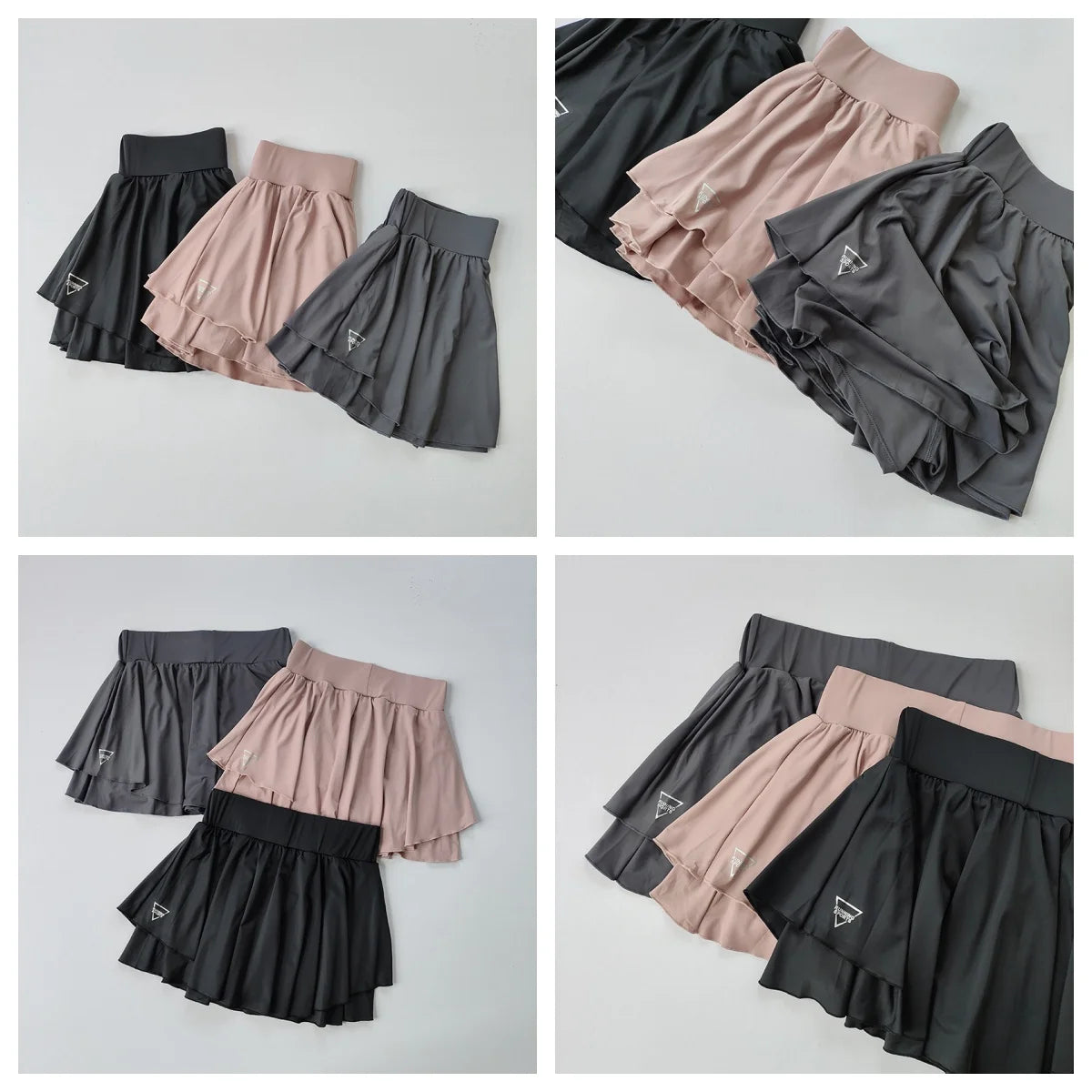 Women’s Tennis Skort – Fake Two-Layer with Built-In Shorts