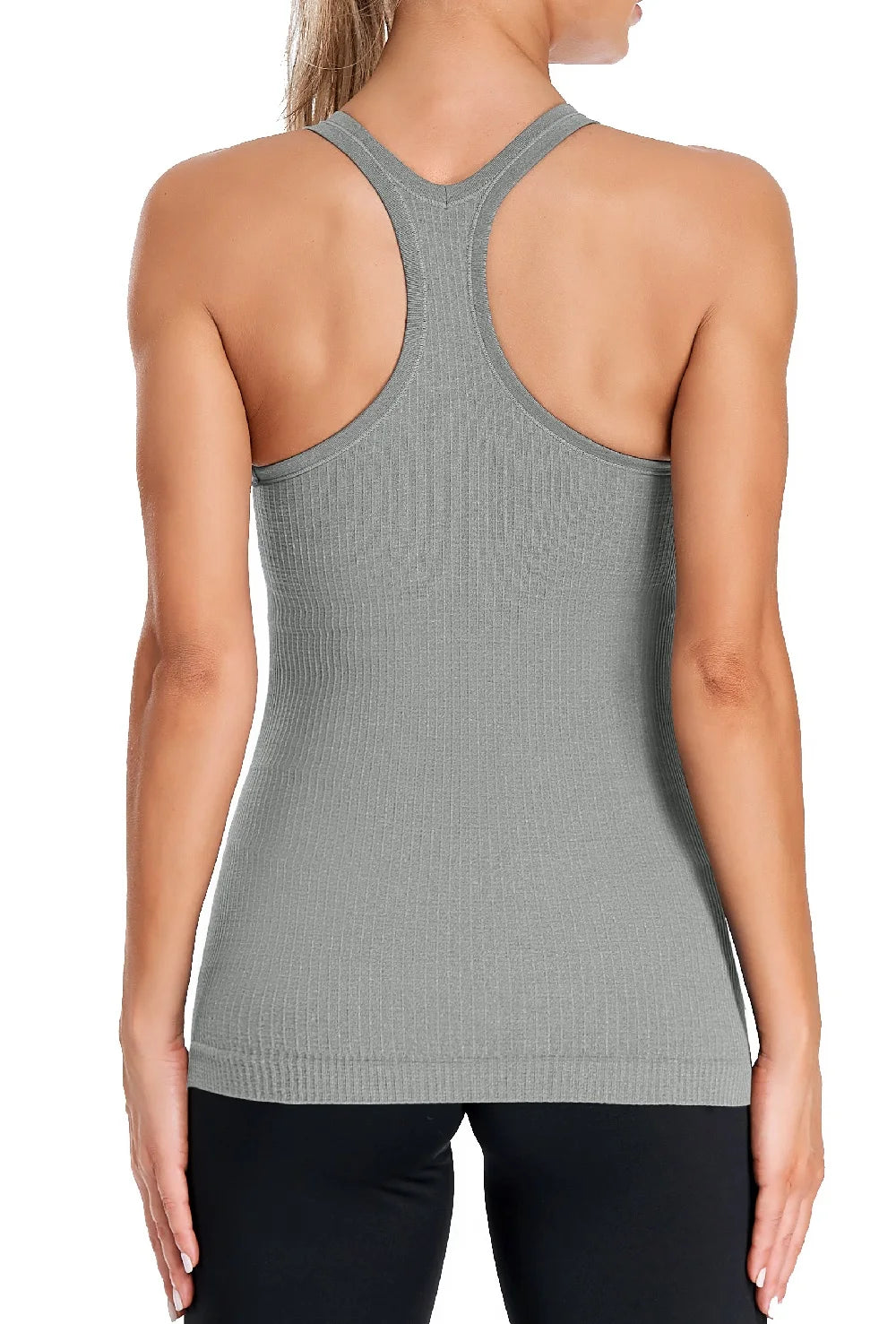 Attraco Women’s Racerback Camisole – Built-In Shelf Bra Tank Top
