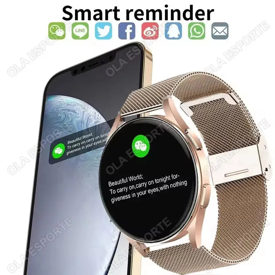 2025 Women’s Smart Watch – Bluetooth Call & Heart Rate Tracker