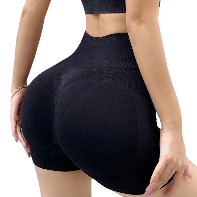 Women’s High-Waist Push-Up Sports Shorts