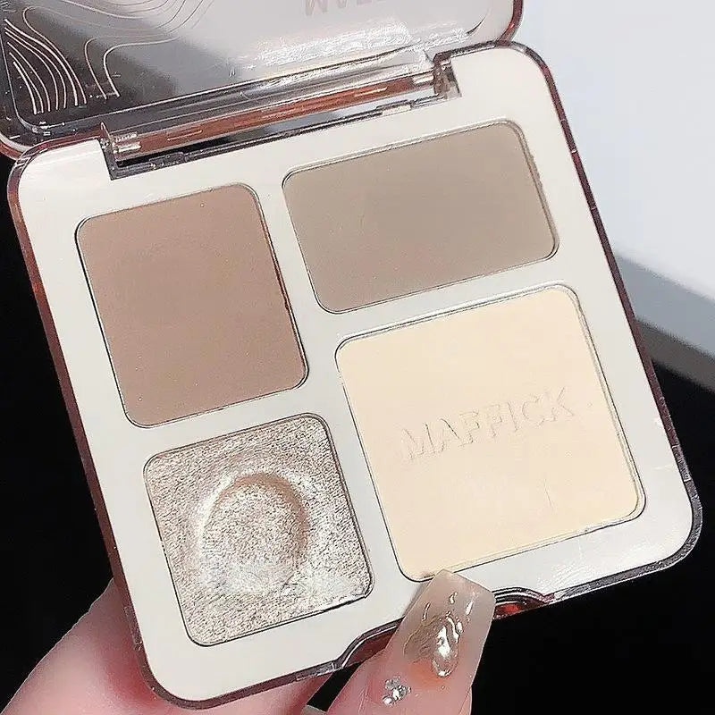 Natural Face Powder Palette – Contour, Bronzer, Highlighter & Blush