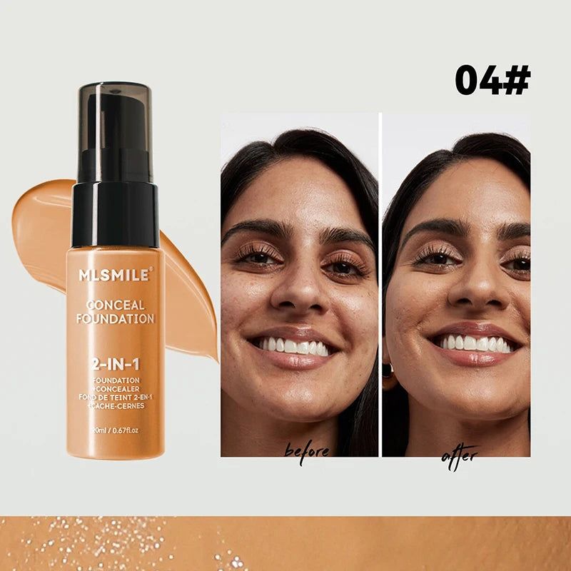 Matte Face Foundation Cream – Full Coverage Waterproof BB Base