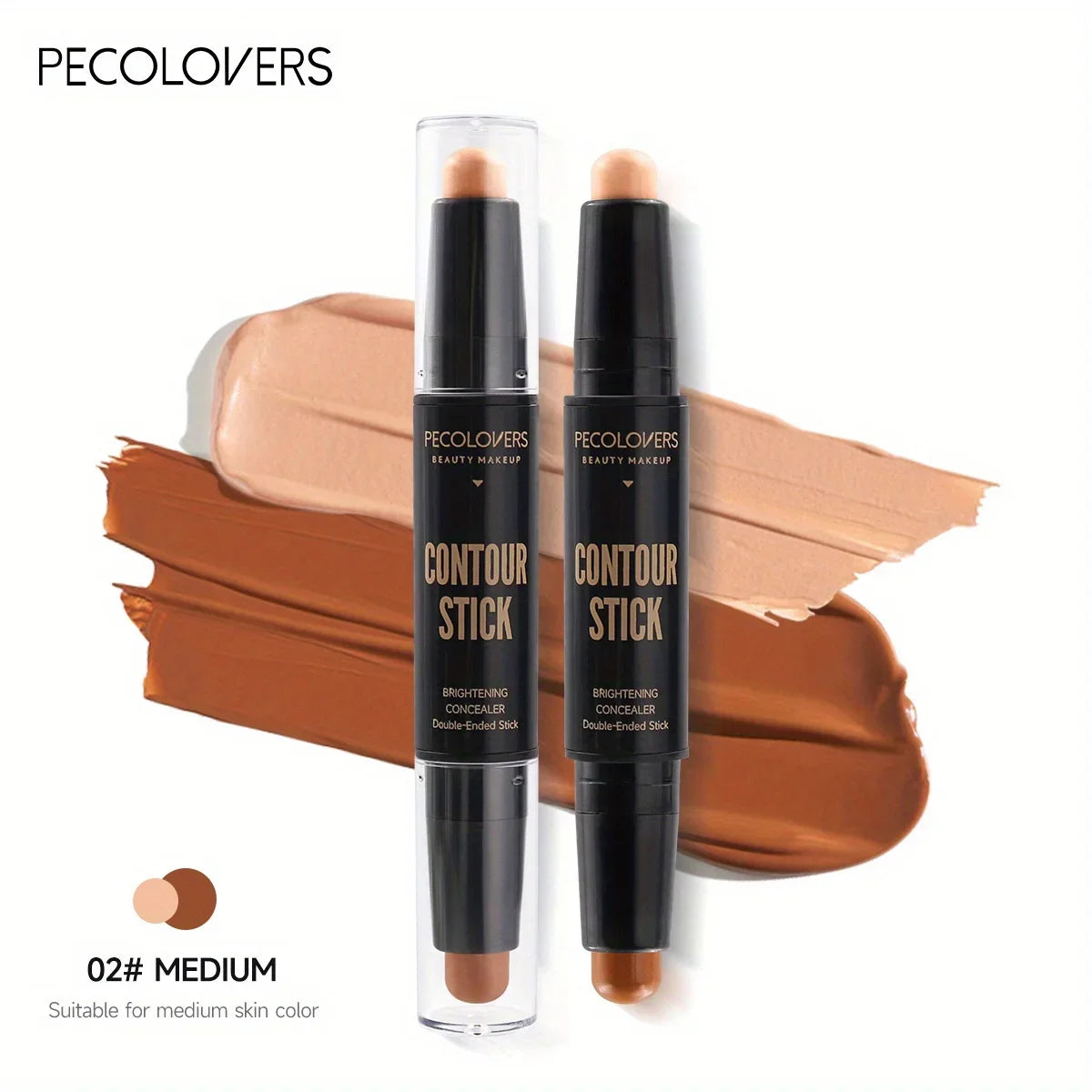 Double Head Highlight & Contour Stick – Waterproof Makeup Pen