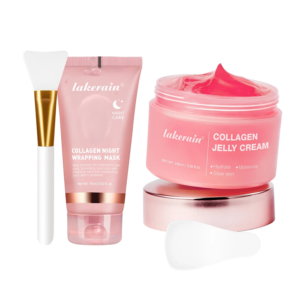 Collagen Jelly Cream – Hydrolyzed Collagen Overnight Facial Mask
