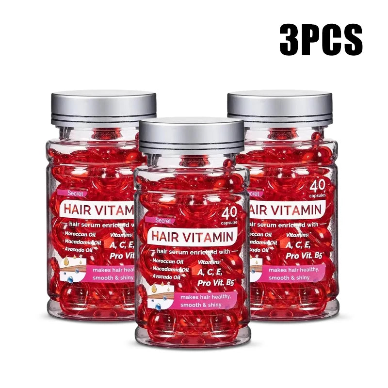 Moroccan Argan Vitamin Hair Oil Capsules