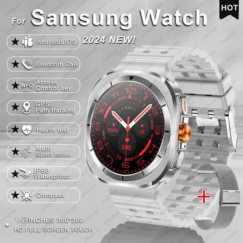 2025 Samsung Galaxy Watch 7 Ultra – AMOLED GPS Smartwatch