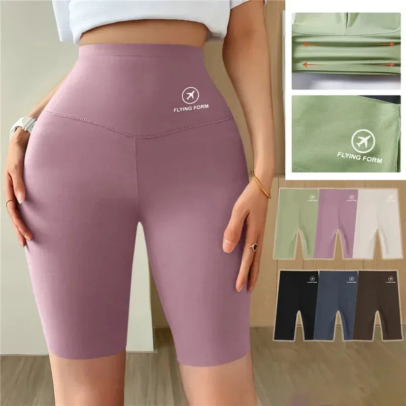 Women’s High Waist Sports Shorts – Push-Up Gym & Yoga Shorts