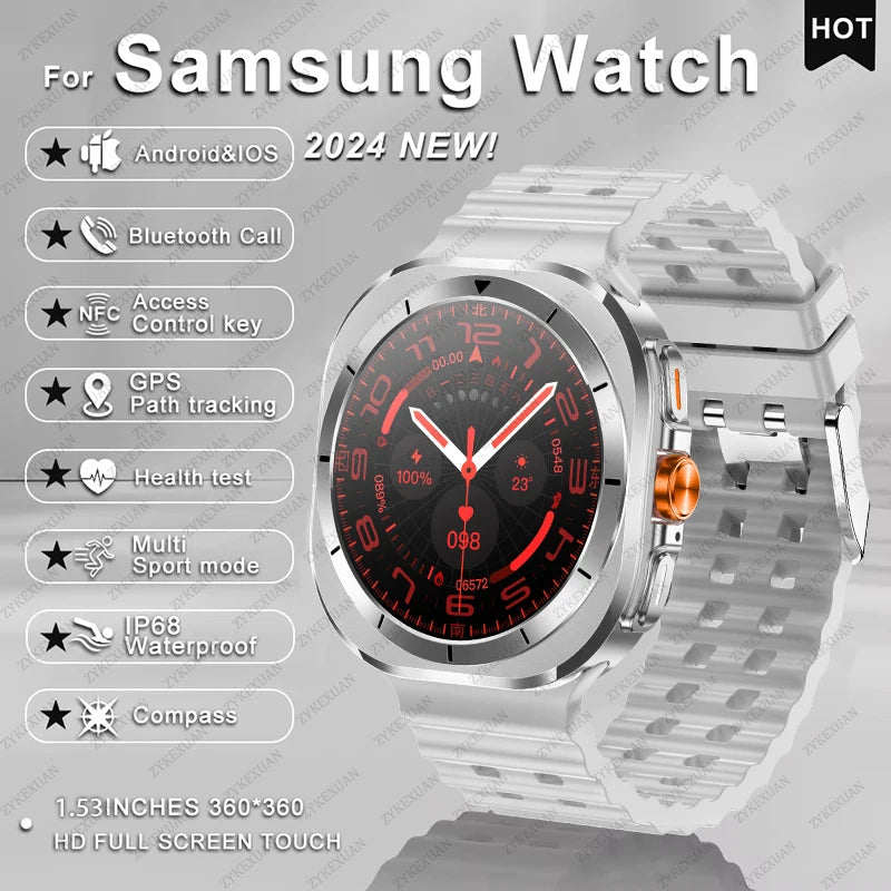 2025 Samsung Galaxy Watch 7 Ultra – AMOLED GPS Smartwatch