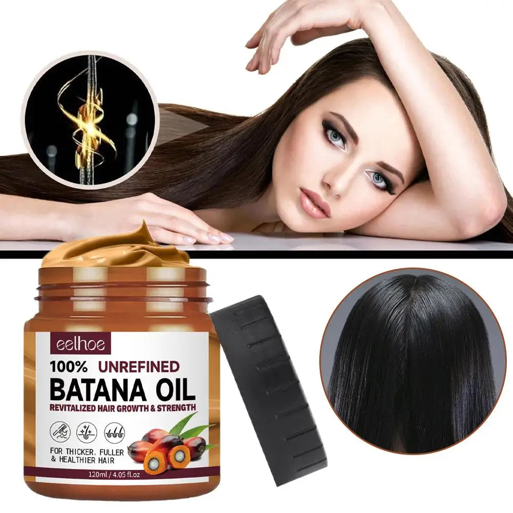 Pure Organic Batana Hair Growth Oil – Natural Hair Mask Treatment