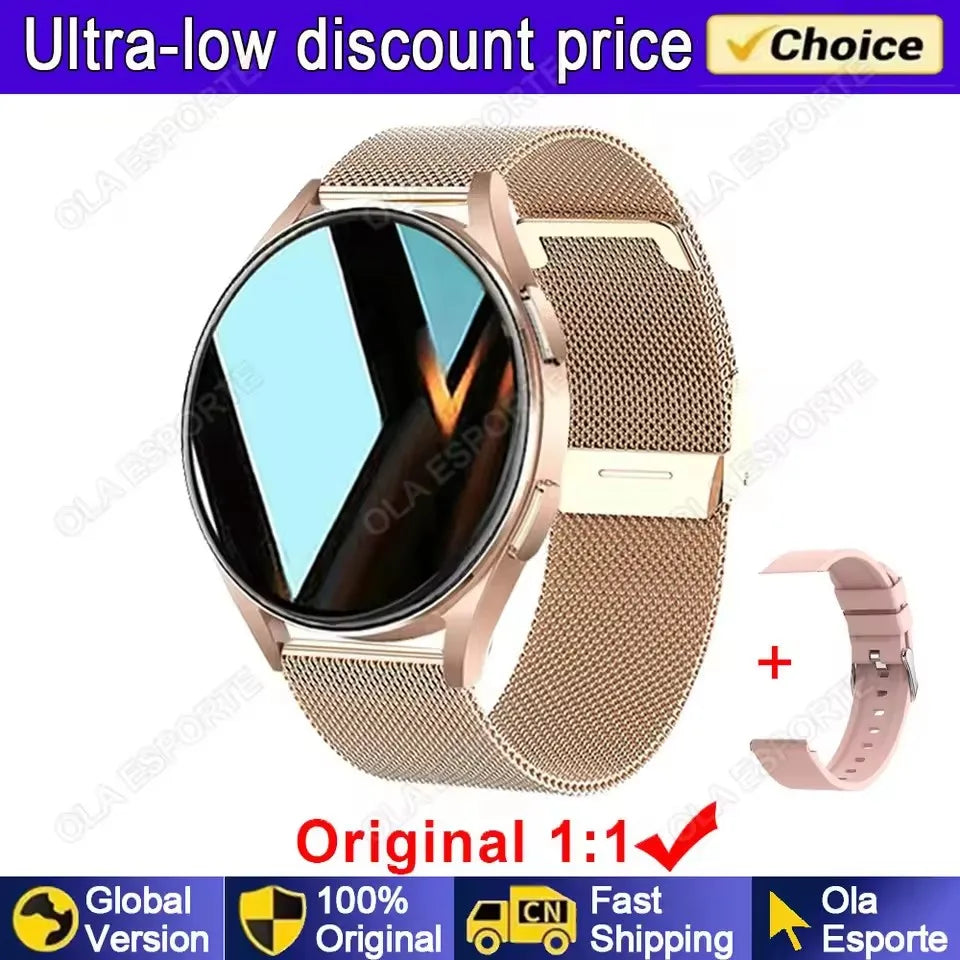 2025 Women’s Smart Watch – Bluetooth Call & Heart Rate Tracker