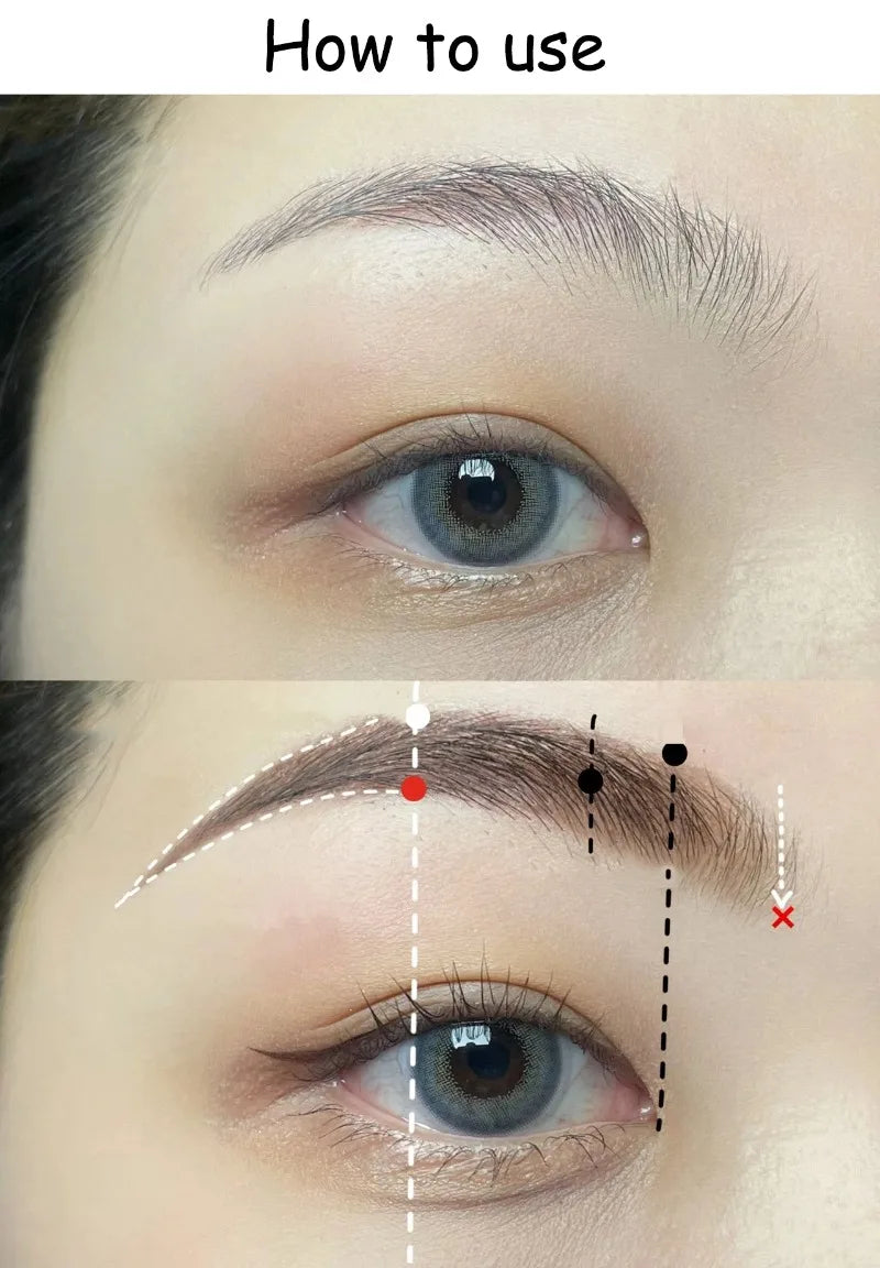 Natural Eyebrow Tint Gel – Waterproof Long-Lasting Brow Dye