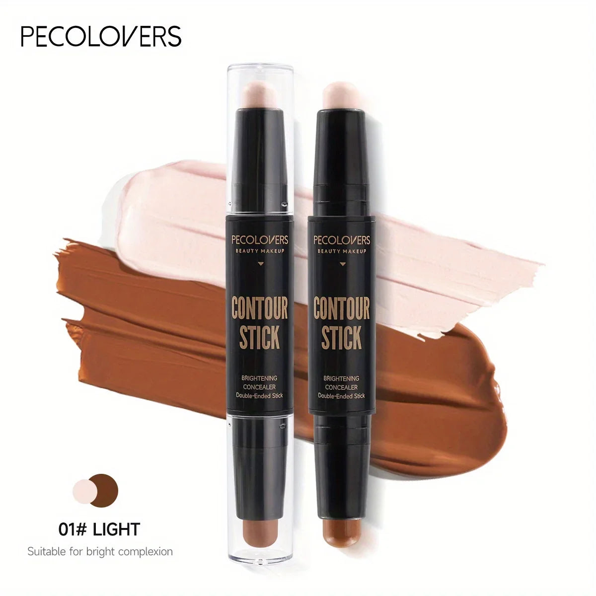 Double Head Highlight & Contour Stick – Waterproof Makeup Pen