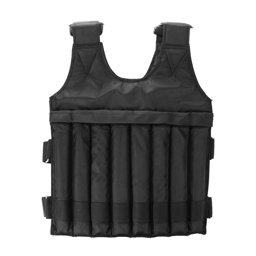 Adjustable Weighted Vest – 3/15/35kg Fitness & Running Jacket