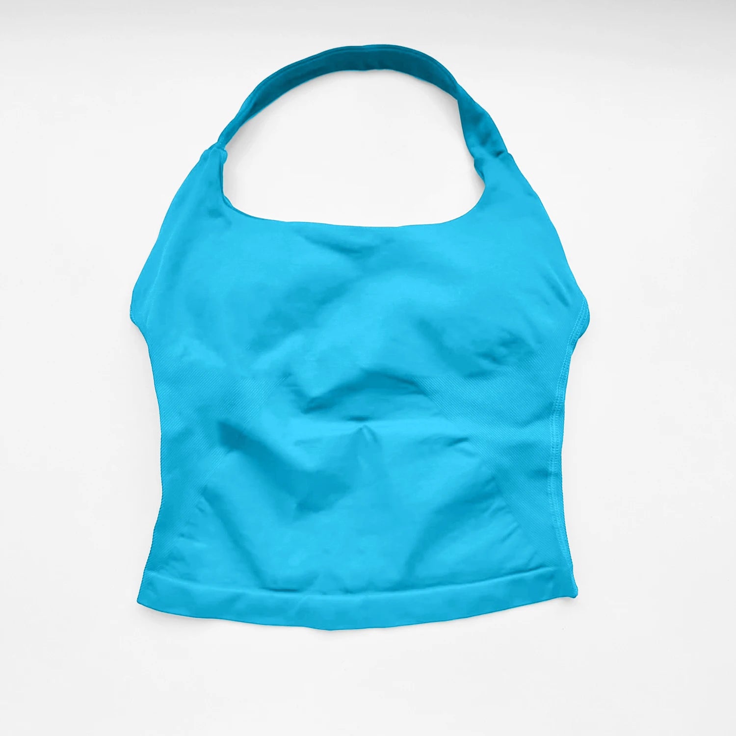 NCLAGEN Halter Yoga Tank – Removable Pad Fitness Sports Bra
