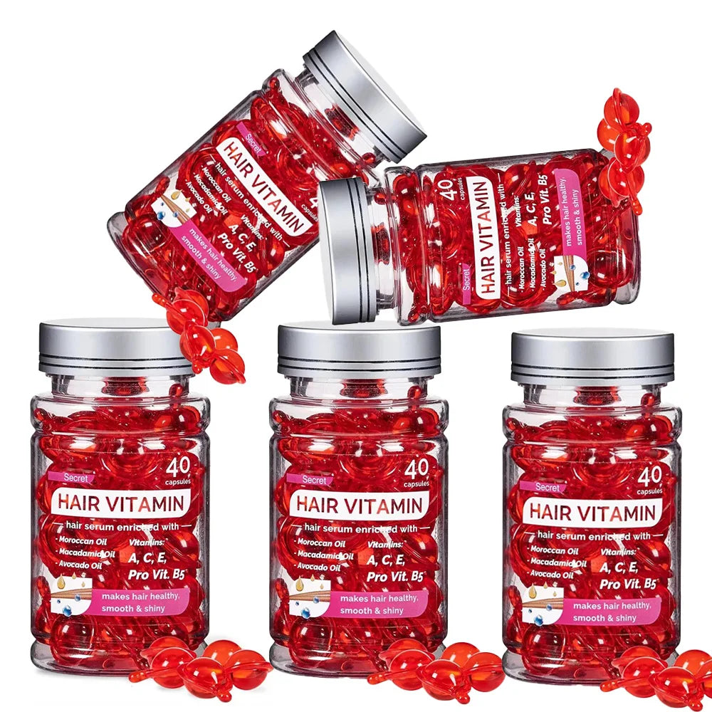 Moroccan Argan Vitamin Hair Oil Capsules