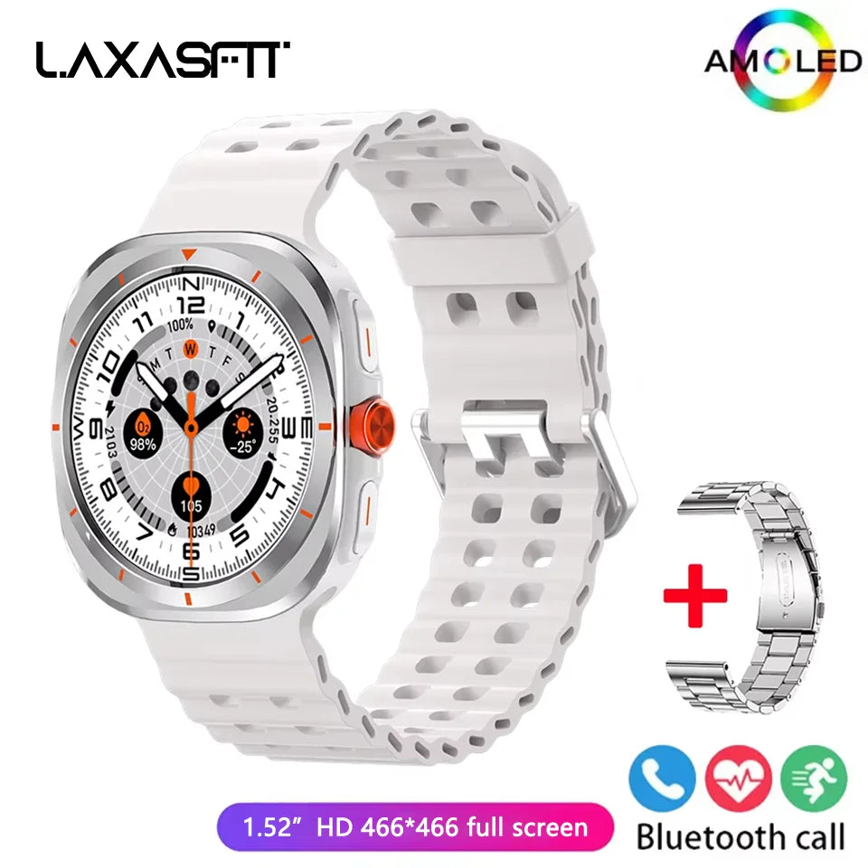 LAXASFIT GT7 Ultra Smartwatch – 1.52" AMOLED Bluetooth Sports Watch