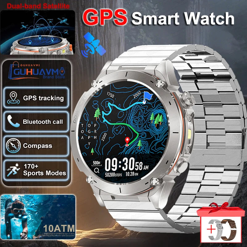 2025 Xiaomi Ultra GPS Smart Watch – 10ATM Waterproof Sports Watch