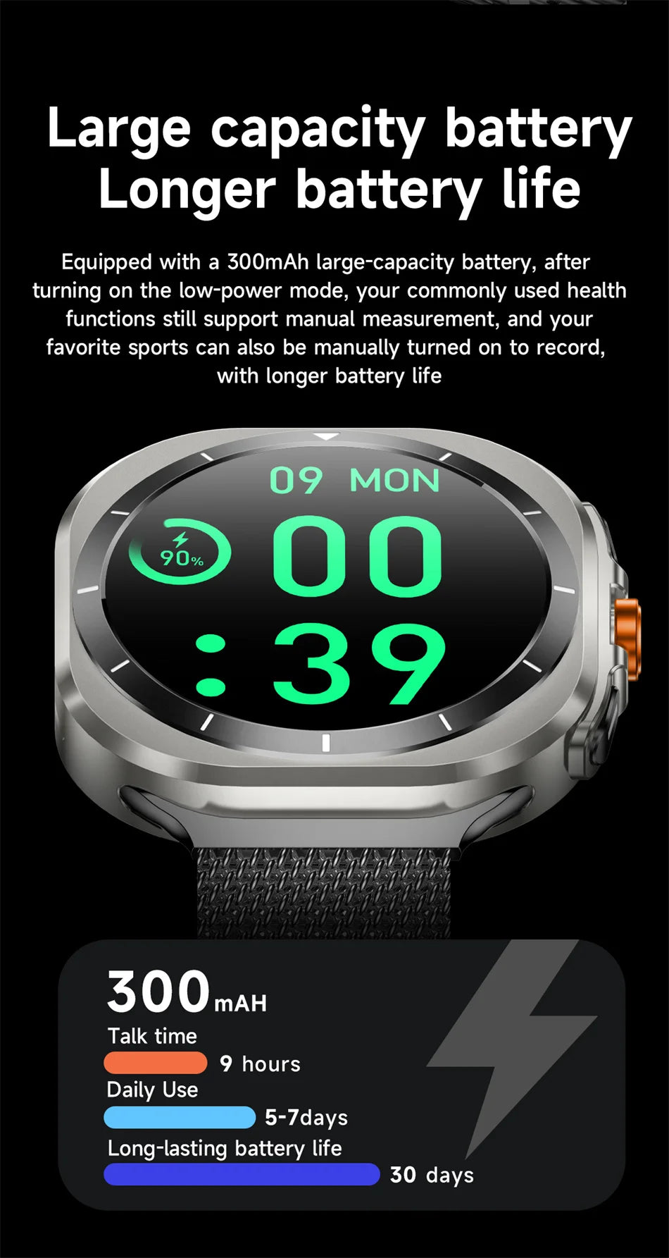 2025 Samsung Galaxy Watch 7 Ultra – AMOLED GPS Smartwatch