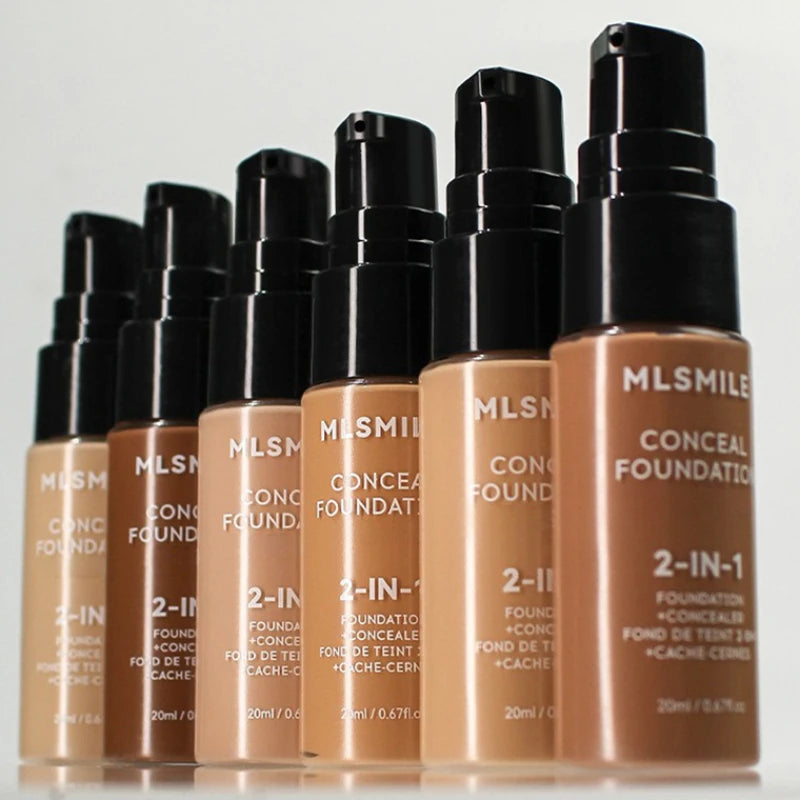 Matte Face Foundation Cream – Full Coverage Waterproof BB Base