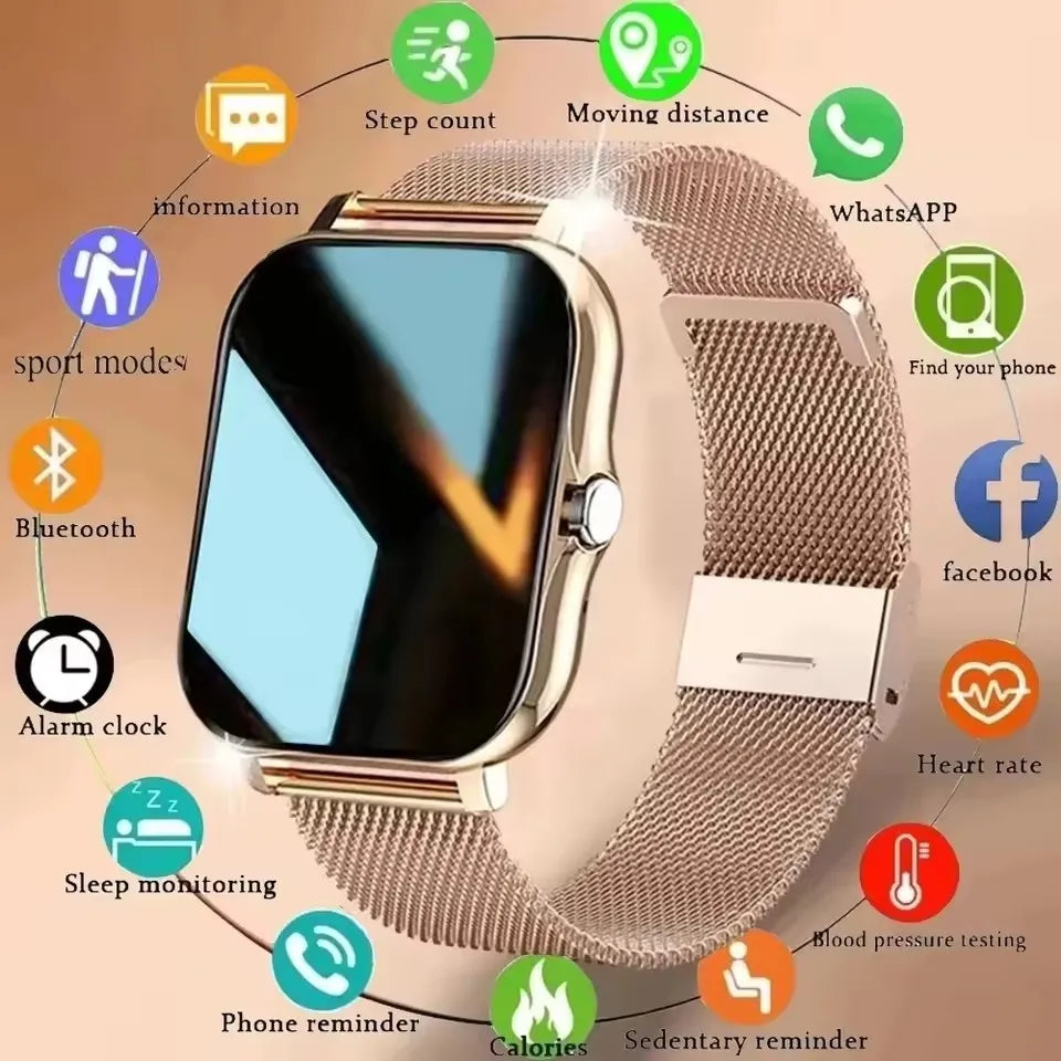 Smart Watch – 1.44" Color Screen with Bluetooth & Health Monitoring