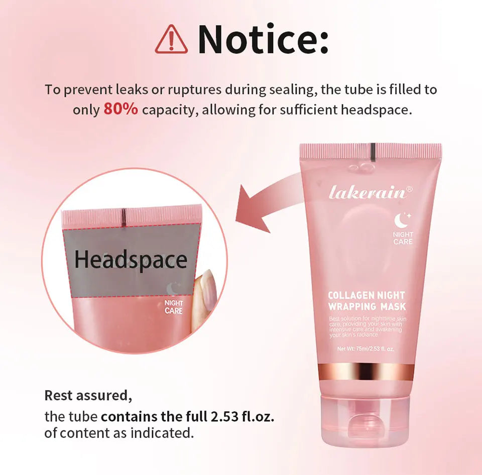 Collagen Jelly Cream – Hydrolyzed Collagen Overnight Facial Mask