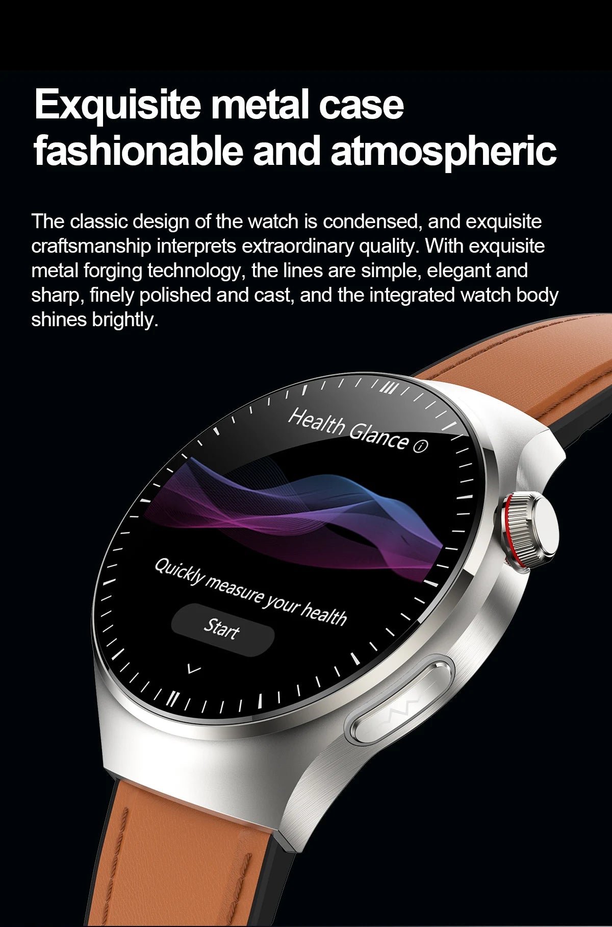2025 Nursing Grade Smart Watch – Health Monitoring & Bluetooth Call