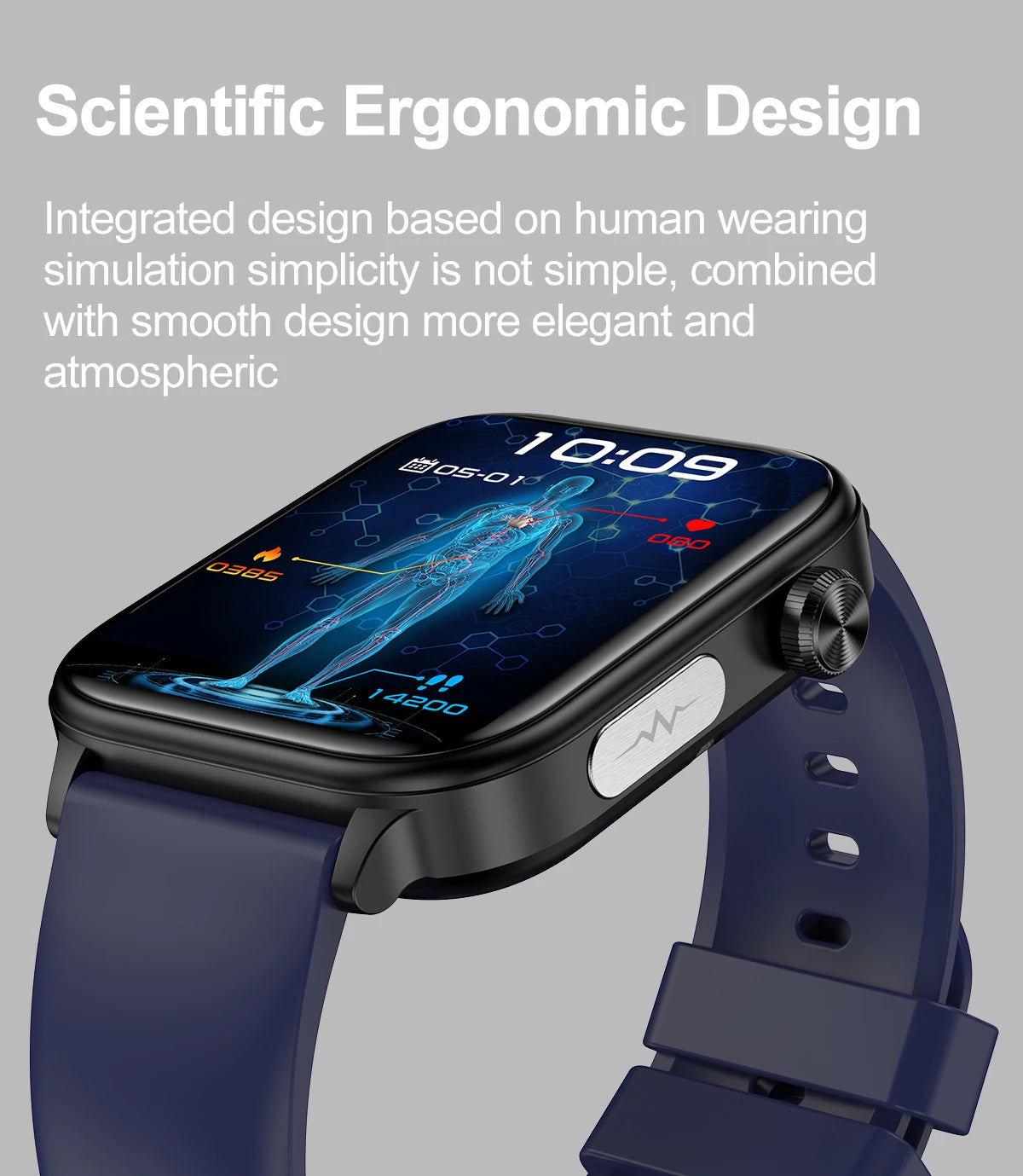 2025 ECG+PPG Smart Watch – Blood Pressure & Health Tracker