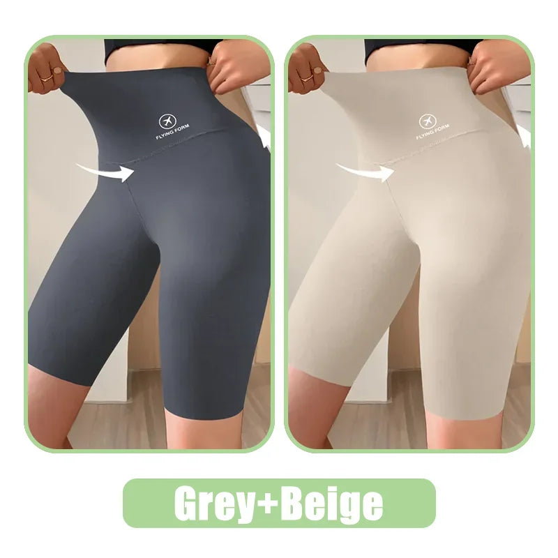 Women’s High Waist Sports Shorts – Push-Up Gym & Yoga Shorts