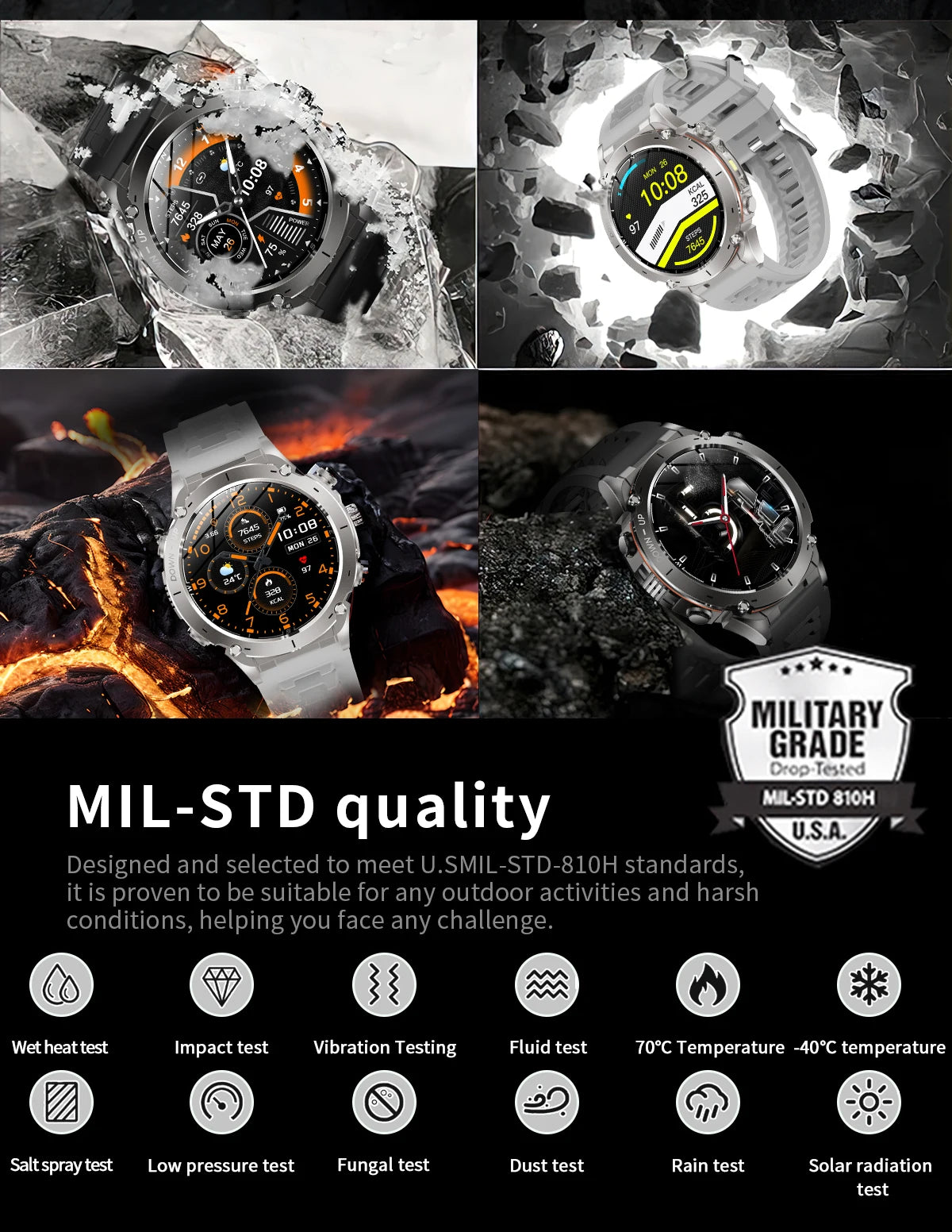 2025 Xiaomi Ultra GPS Smart Watch – 10ATM Waterproof Sports Watch