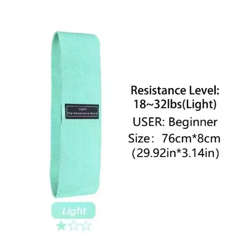 3pcs Fabric Resistance Bands – Hip, Glute & Thigh Workout Loops