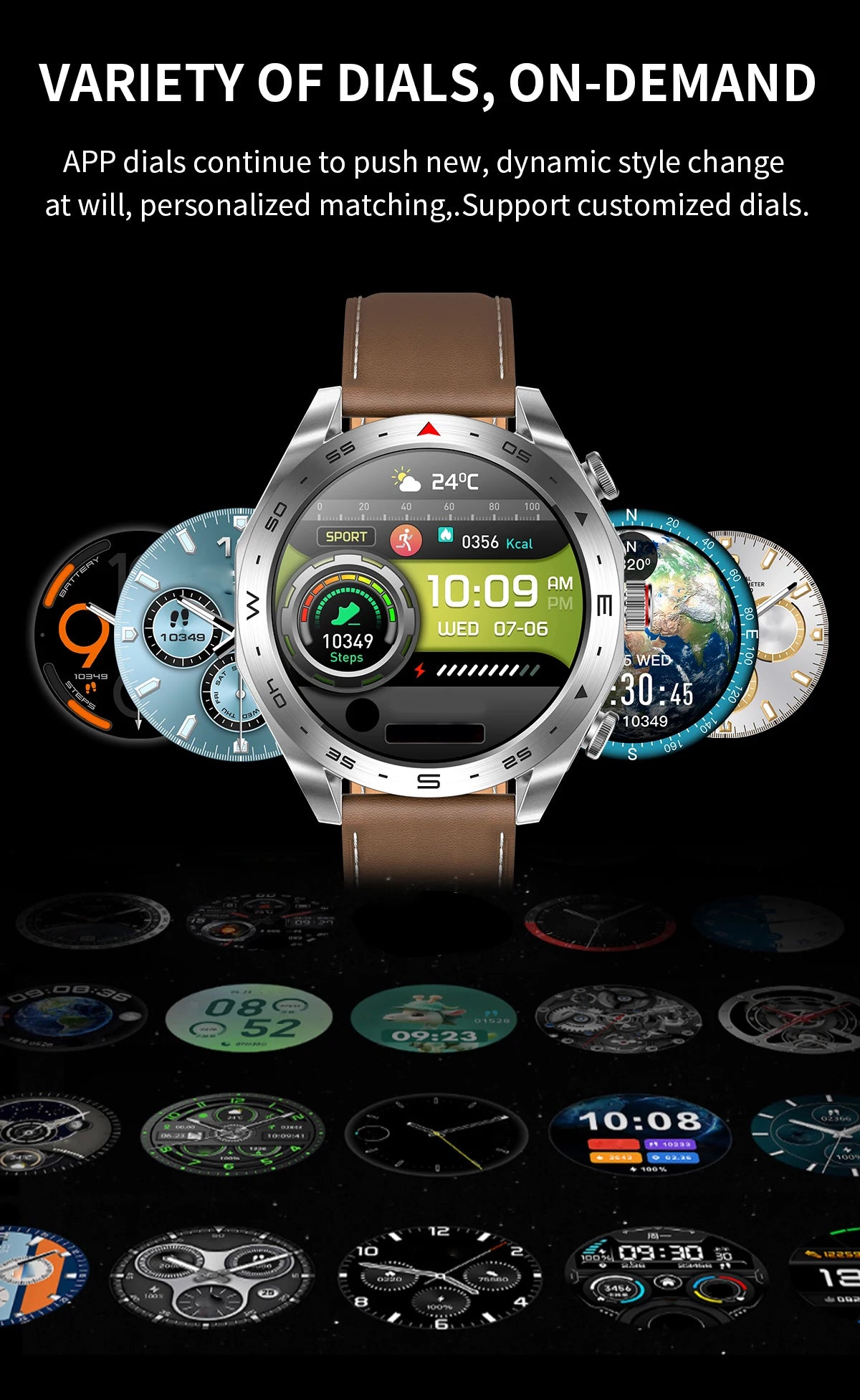 2024 Smart Watch with TWS Earphones – Bluetooth Call & HIFI 9D Sound