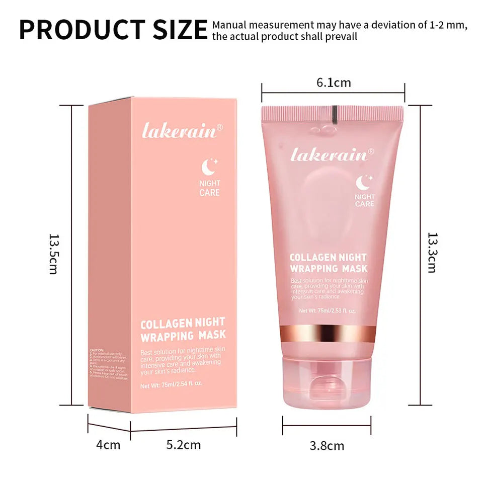 Collagen Jelly Cream – Hydrolyzed Collagen Overnight Facial Mask