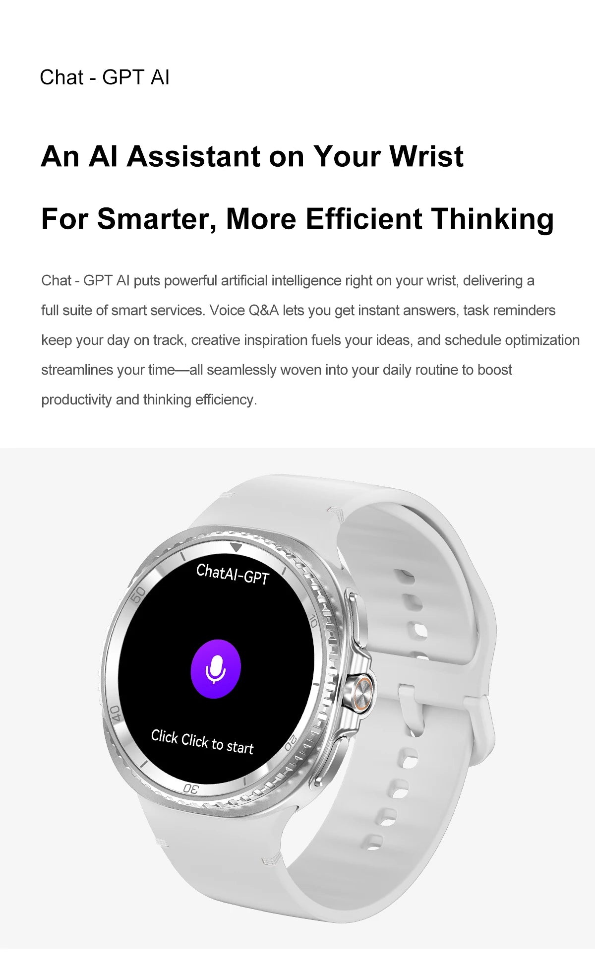 Smart Watch 8 Classic – 1.32" HD GPS Sports Watch