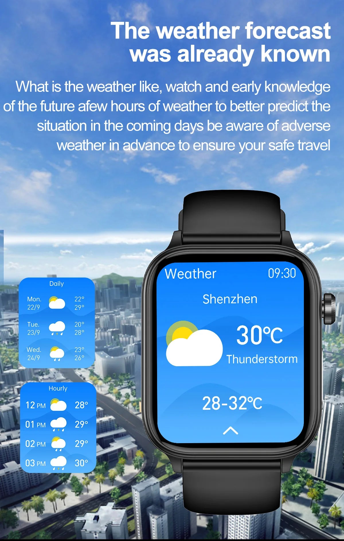 2025 ECG+PPG Smart Watch – Blood Pressure & Health Tracker