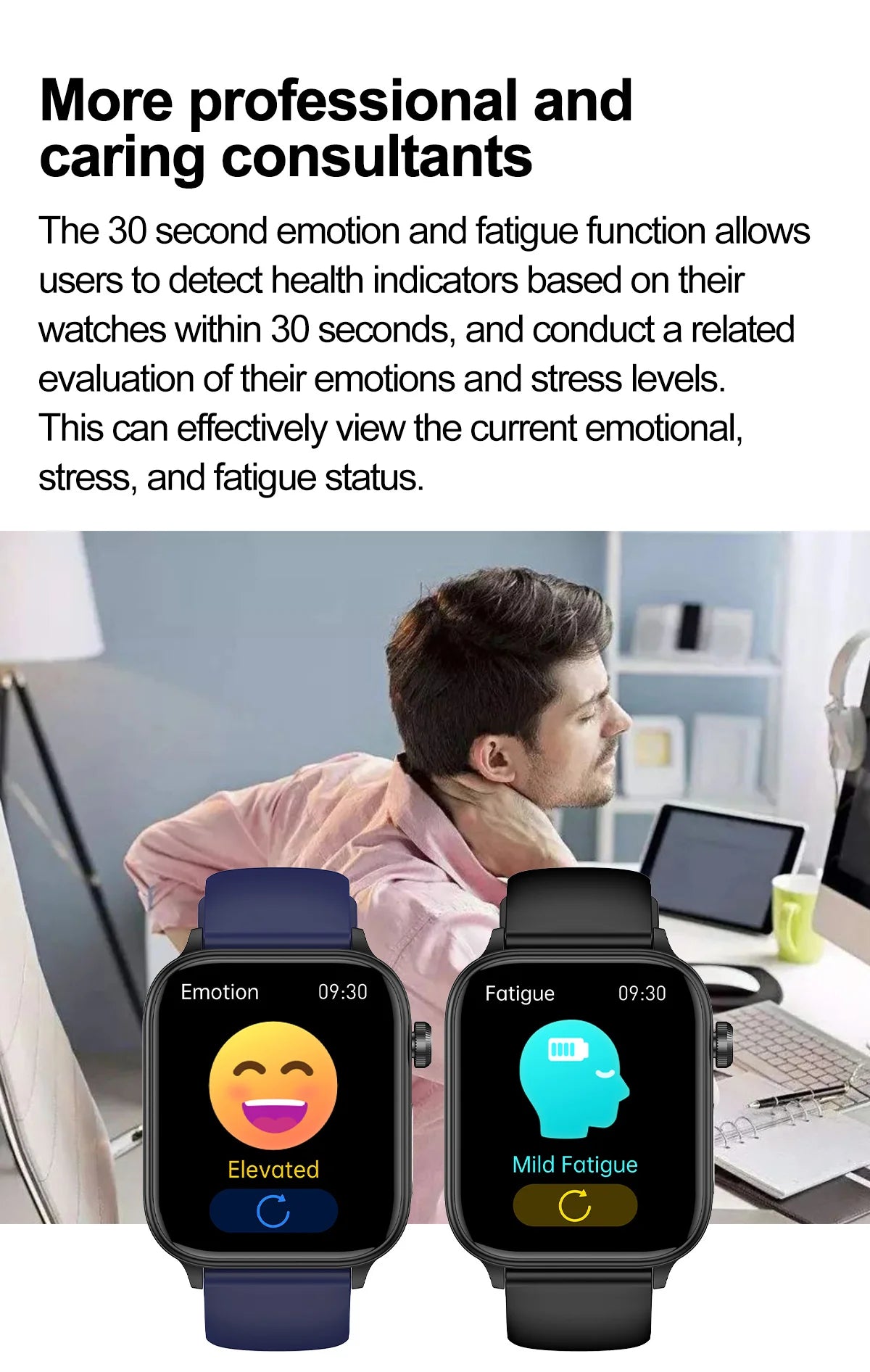 2025 ECG+PPG Smart Watch – Blood Pressure & Health Tracker