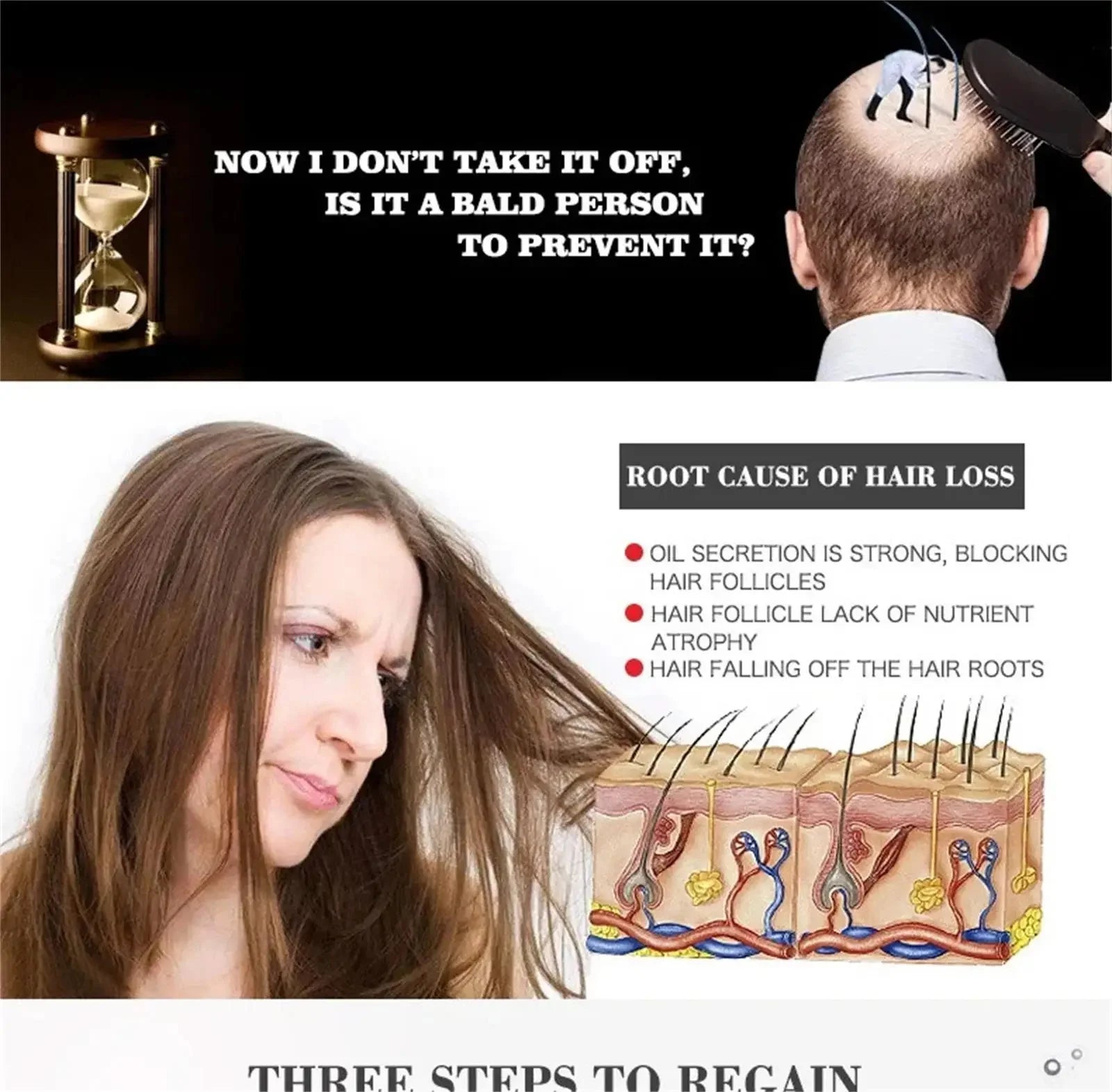 7 Days Batana Hair Growth Serum – Anti-Loss & Repair Treatment