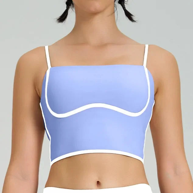 Women’s 1/2PCS Yoga & Gym Tracksuit – Bra & Shorts/Skirt Set