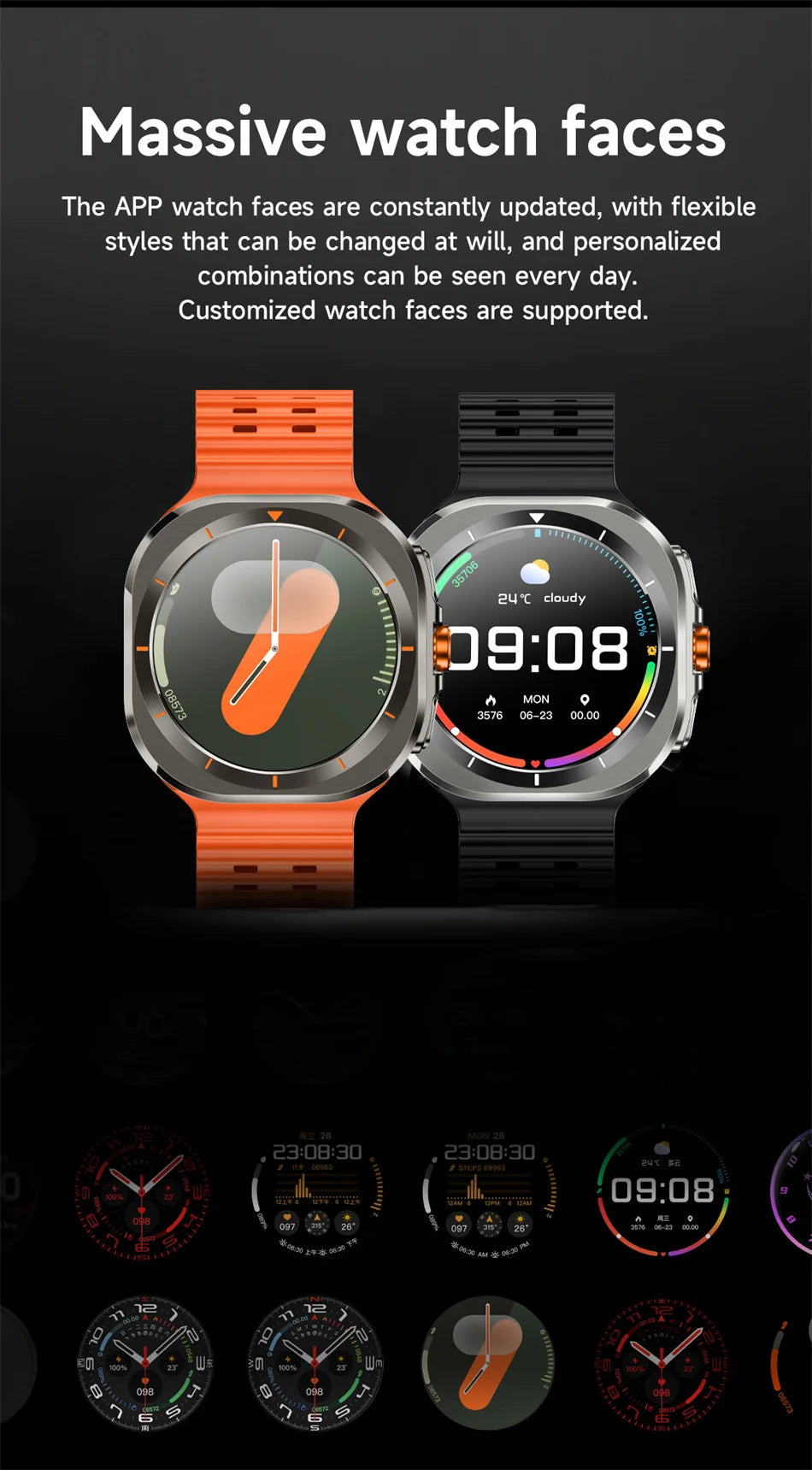 2025 Samsung Galaxy Watch 7 Ultra – AMOLED GPS Smartwatch