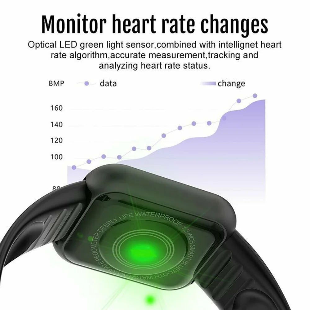 Y68/D20 Multifunctional Smart Watch for Men & Women