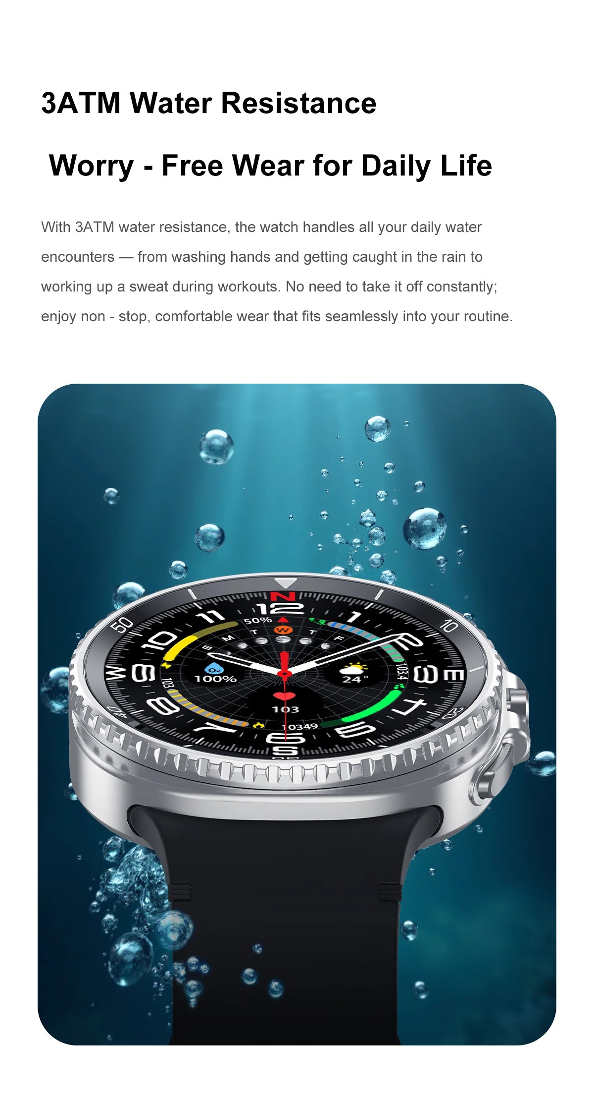 Smart Watch 8 Classic – 1.32" HD GPS Sports Watch