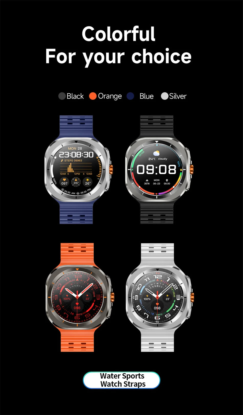 2025 Samsung Galaxy Watch 7 Ultra – AMOLED GPS Smartwatch